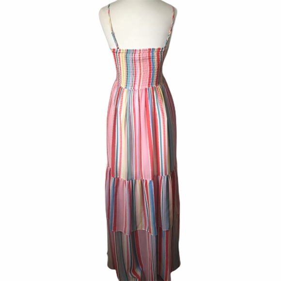 Jack by BB Dakota Multicolor Striped Maxi Dress - Picture 5 of 7